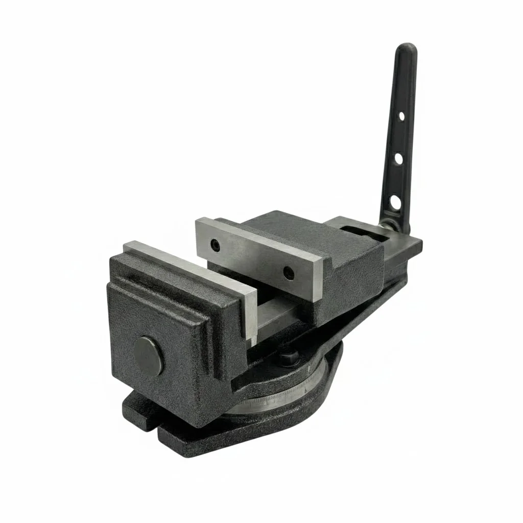 Тиски станочные поворотные с открытым винтом QB160 — изображение 2