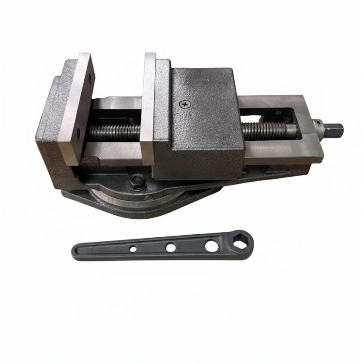 Тиски станочные поворотные с открытым винтом QB160 — изображение 3