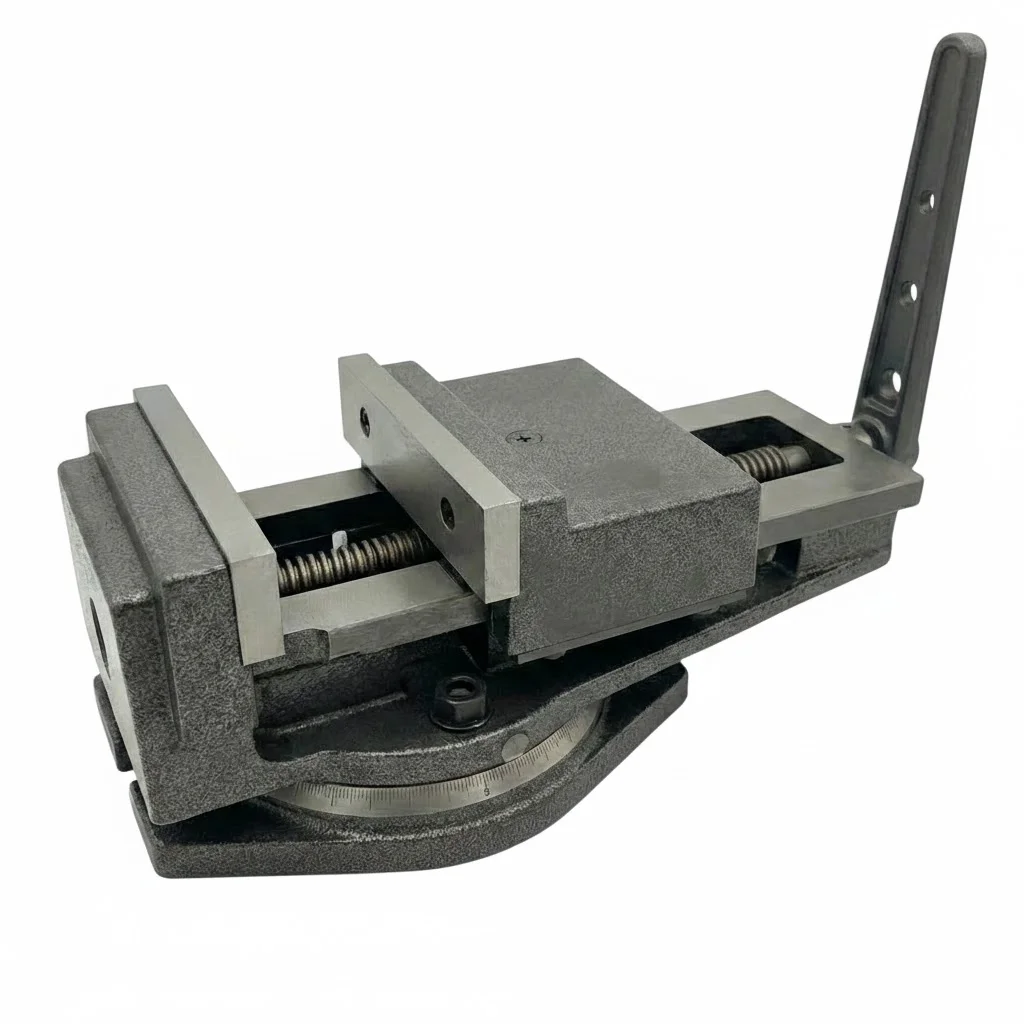 Тиски станочные поворотные с открытым винтом QB160