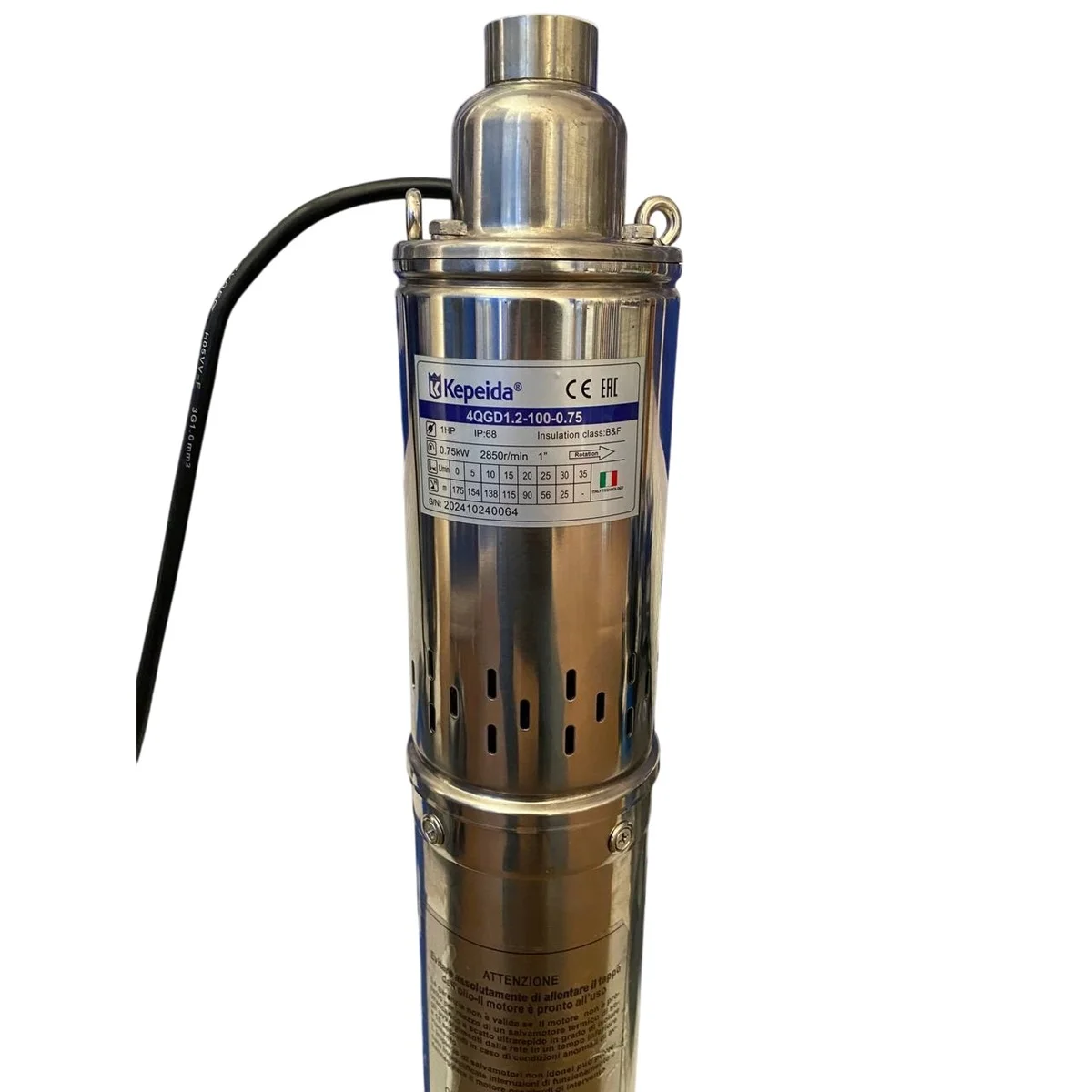 Глубинный скважинный насос 4QGD1.2 100-0.75 — изображение 3