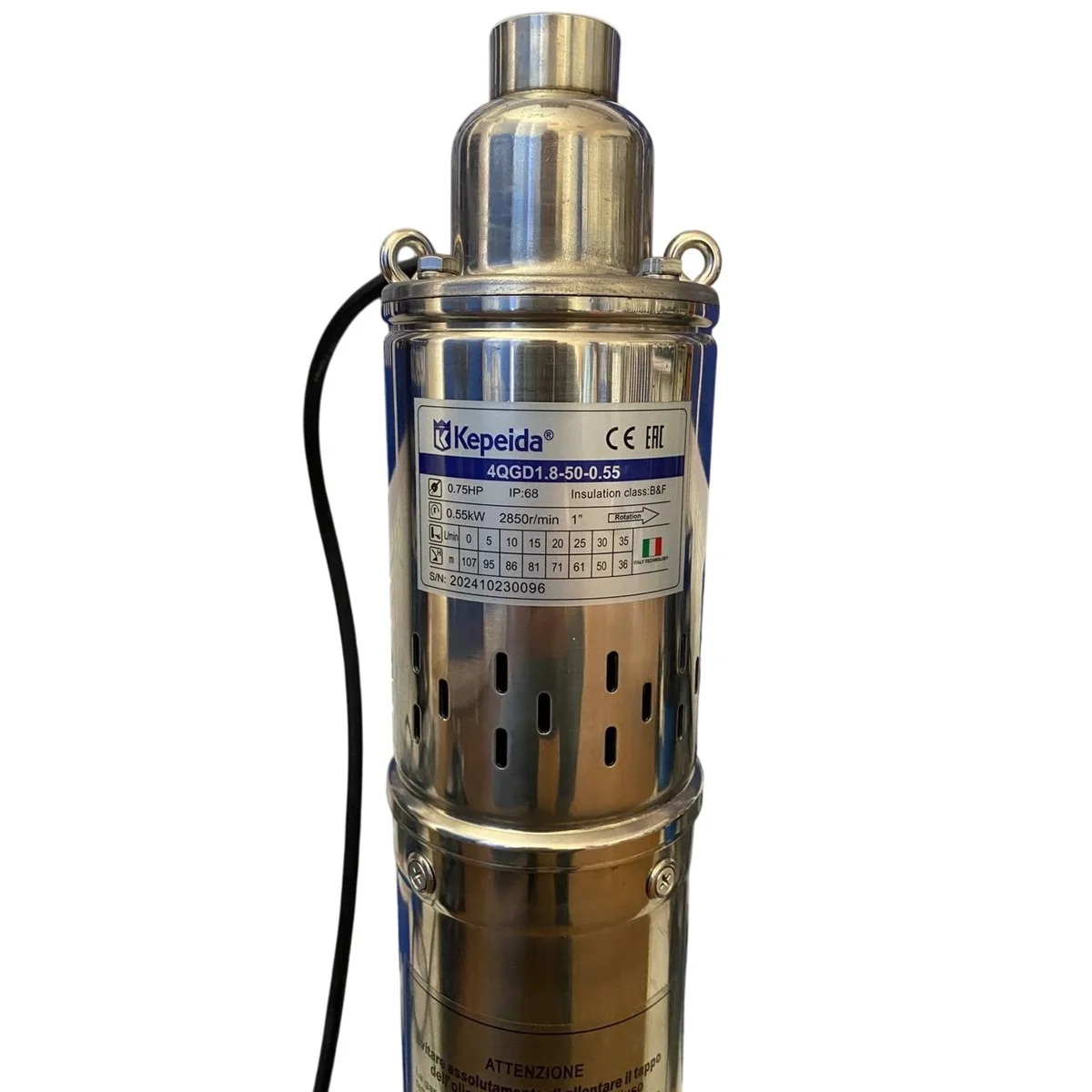 Глубинный скважинный насос 4QGD1.8 50-0.55 — изображение 3