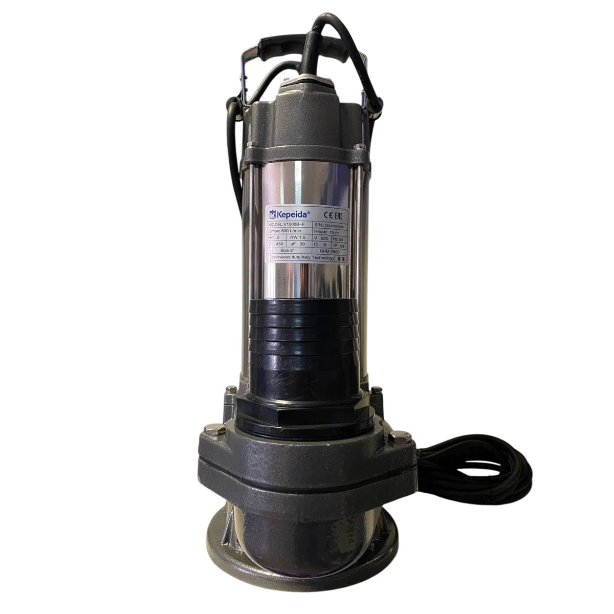 Канализационный насос V1500B-F3 — изображение 2