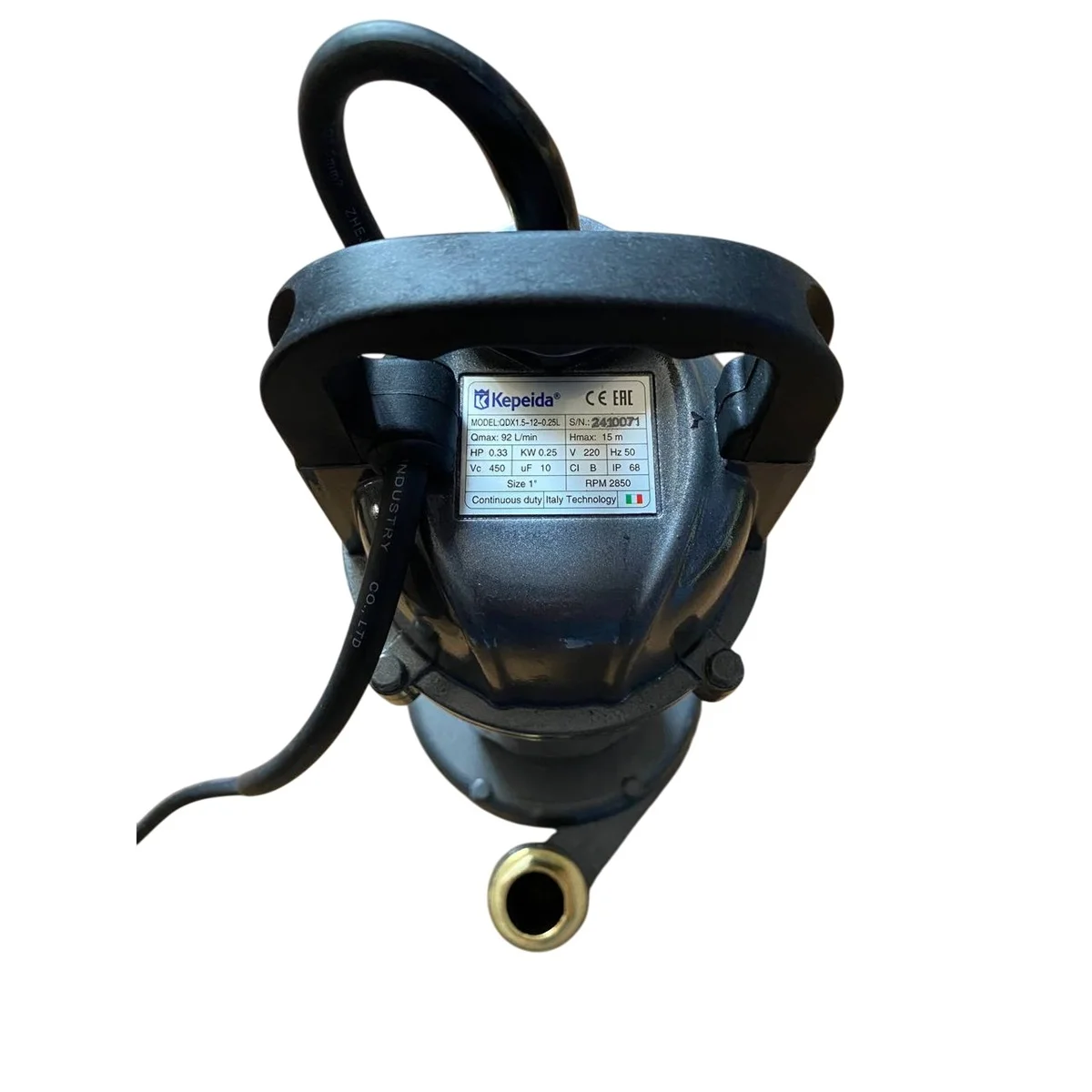 Погружной дренажный насос QDX1.5-12-0.25L-F — изображение 5